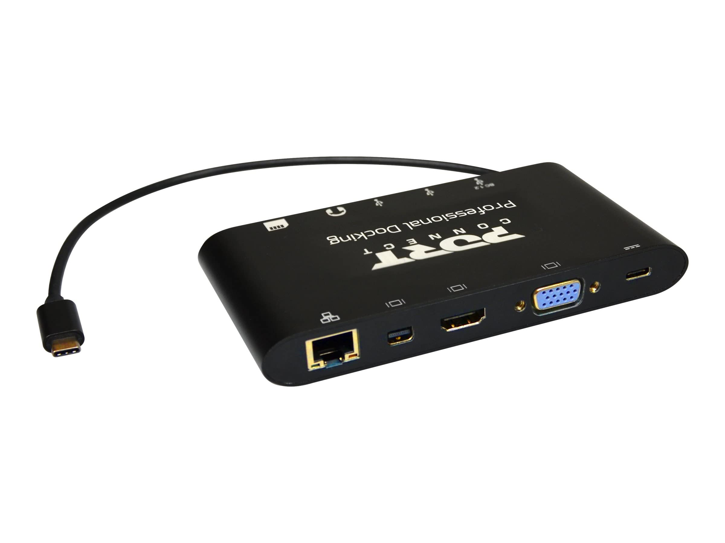 C2G 26916 hub di interfaccia USB 3.0 (3.1 Gen 1) Type-C 5000 Mbit/s Nero