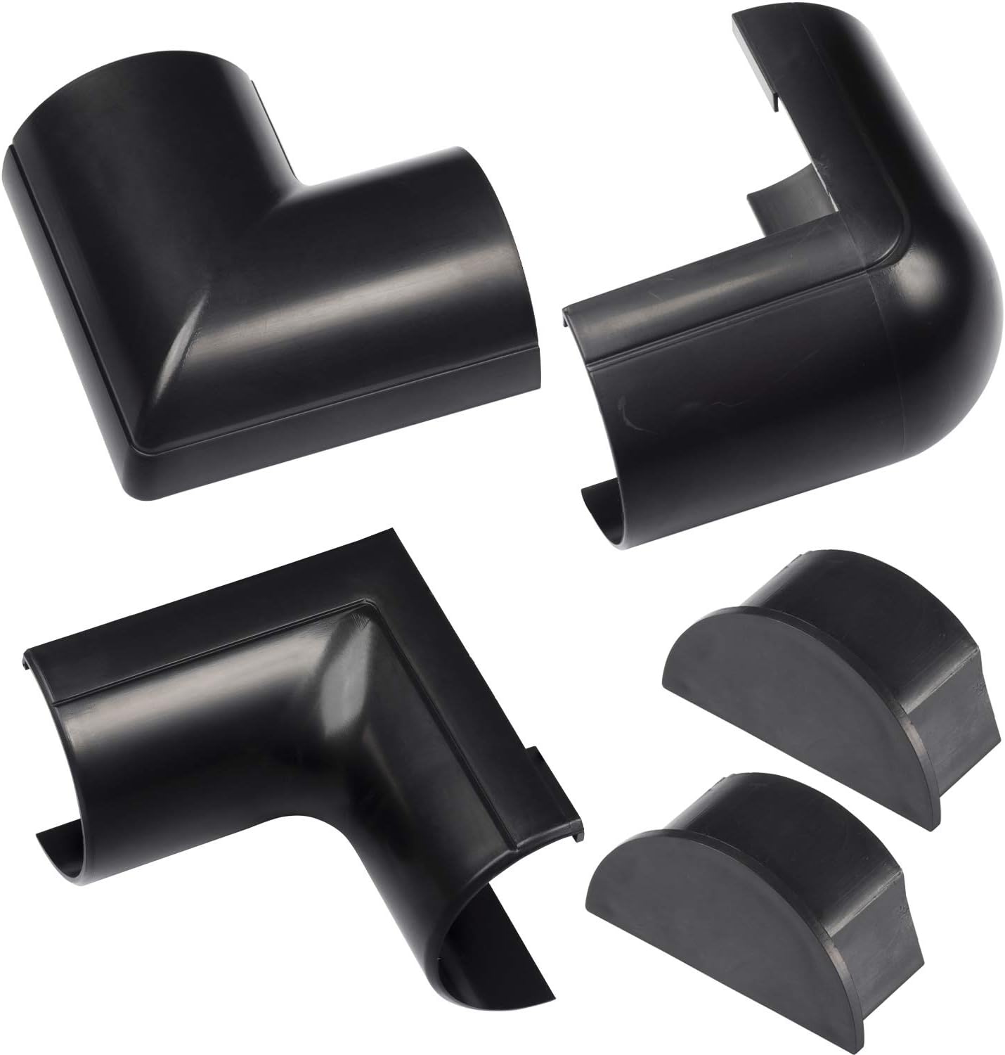 D-Line 50x25mm Maxi Cubierta de Cable Accesorios - Negro