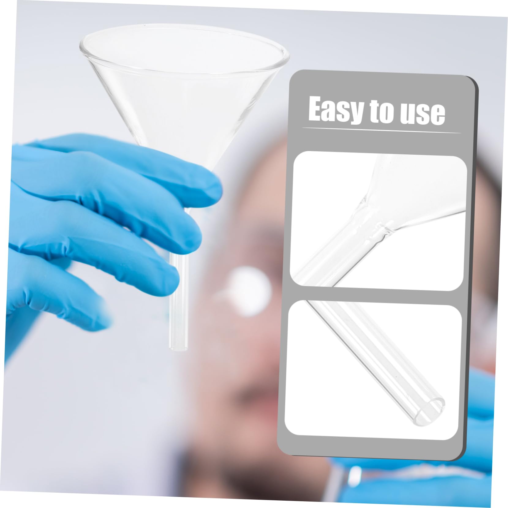 Supporto Per Imbuti Da Laboratorio - 4 Pezzi Cremagliera Per Esperimenti Chimici - Foto 6