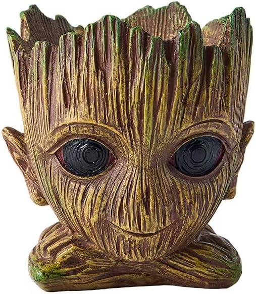 Miniatura 8 de Organizador de escritorio con soporte para lápices, divertida maceta para suculentas, regalo escolar único para estudiantes, suministros de oficina,