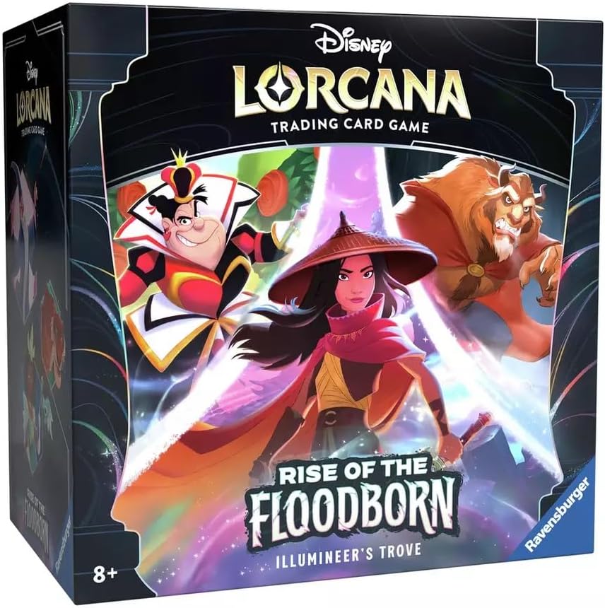 Disney Lorcana Illumineer's Trove TCG Trainer Set - Rise of the Floodborn - Wave 2 + Exclusive MWT TC