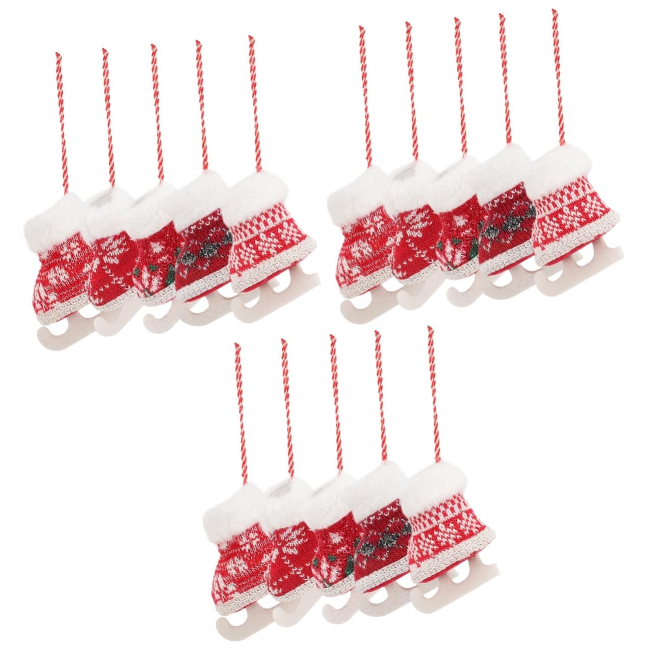 Alipis 15 Pièces Pendentif Arbre De Noël Décor De Fête De Noël Étiquettes De De Décor d'arbre De e Suspendu Décor Guirlande De d'e De