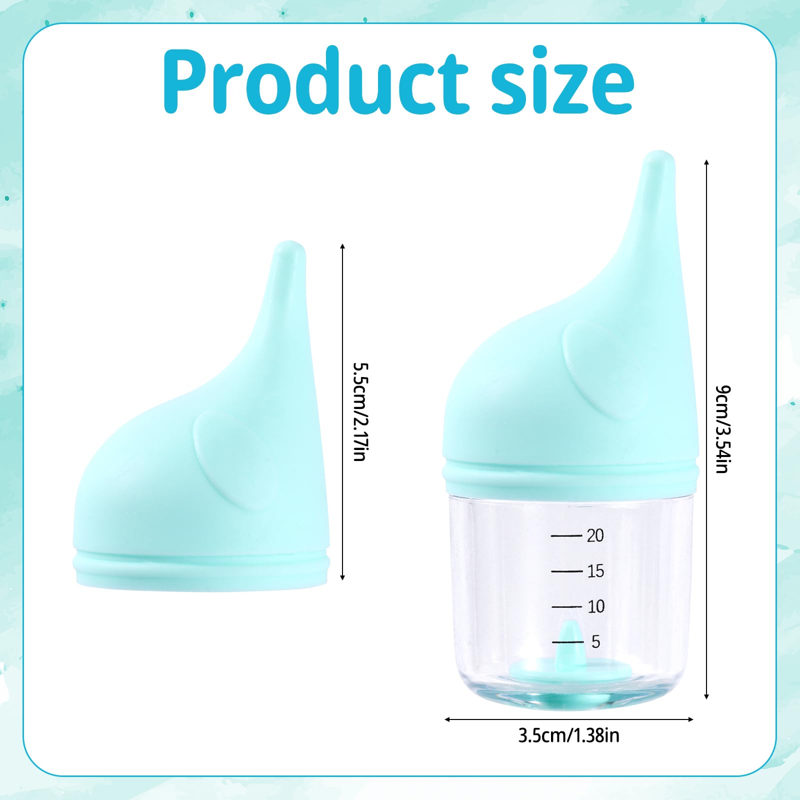 Kitten And Puppy Bottle Feeding Kit With 3 Silicone Nipples - Anti-Choking Pet Feeder Bottle Blue
