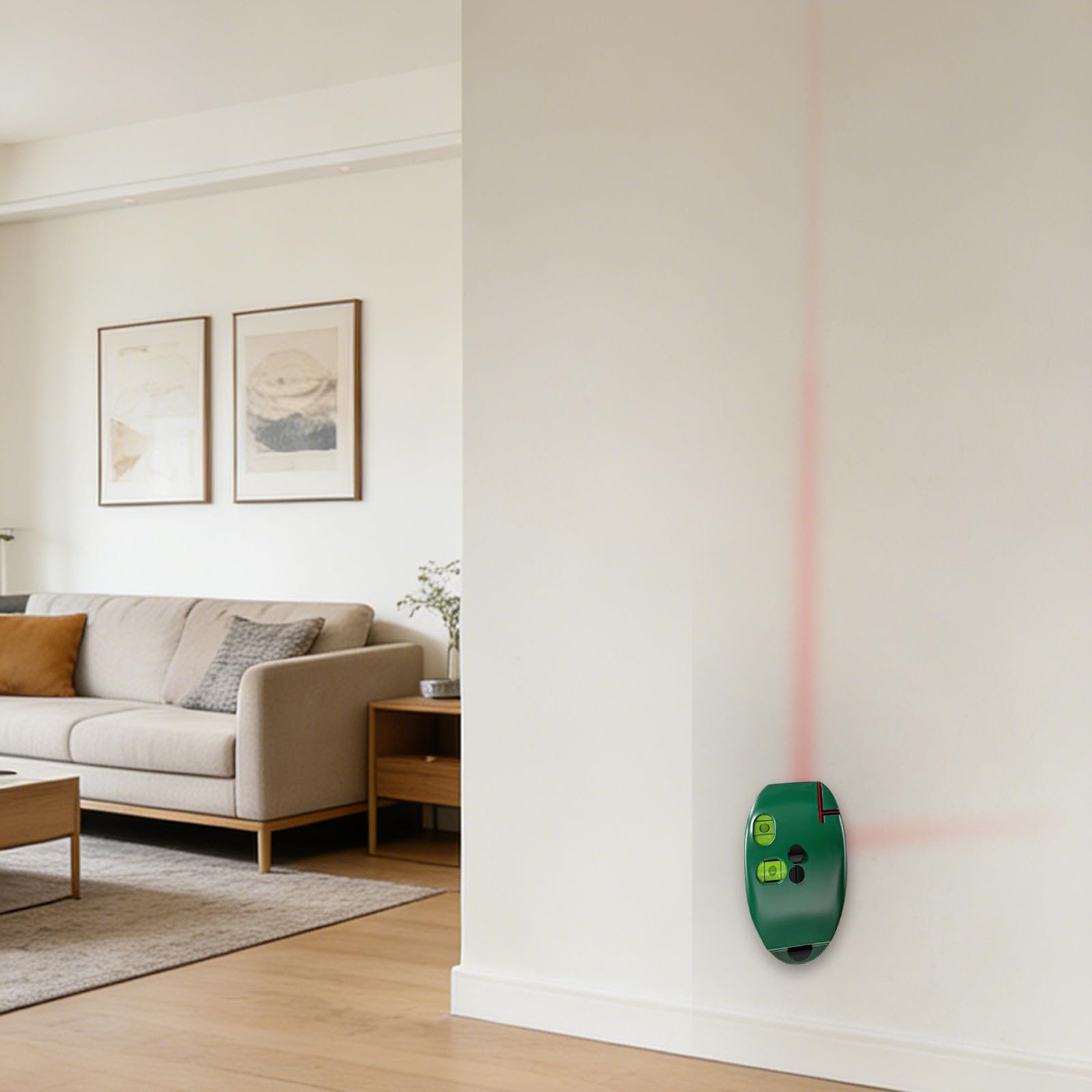 Bilancia elettronica a luce rossa a 90 gradi, scala laser elettronica a 90 gradi, livello di luce rossa, livello di luce verde, linea parallela autolivellante, linea parallela adatta per costruzioni