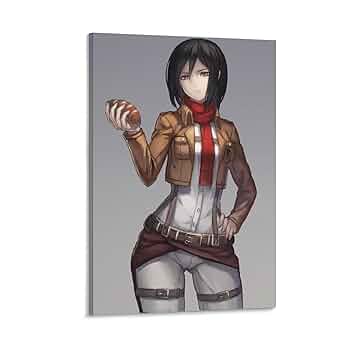当選品　限定100個　進撃の巨人　アサヒ　原画レプリカポスター　ミカサ　複製原画 当選品 限定100個 進撃の巨人 アサヒ 原画レプリカポスター