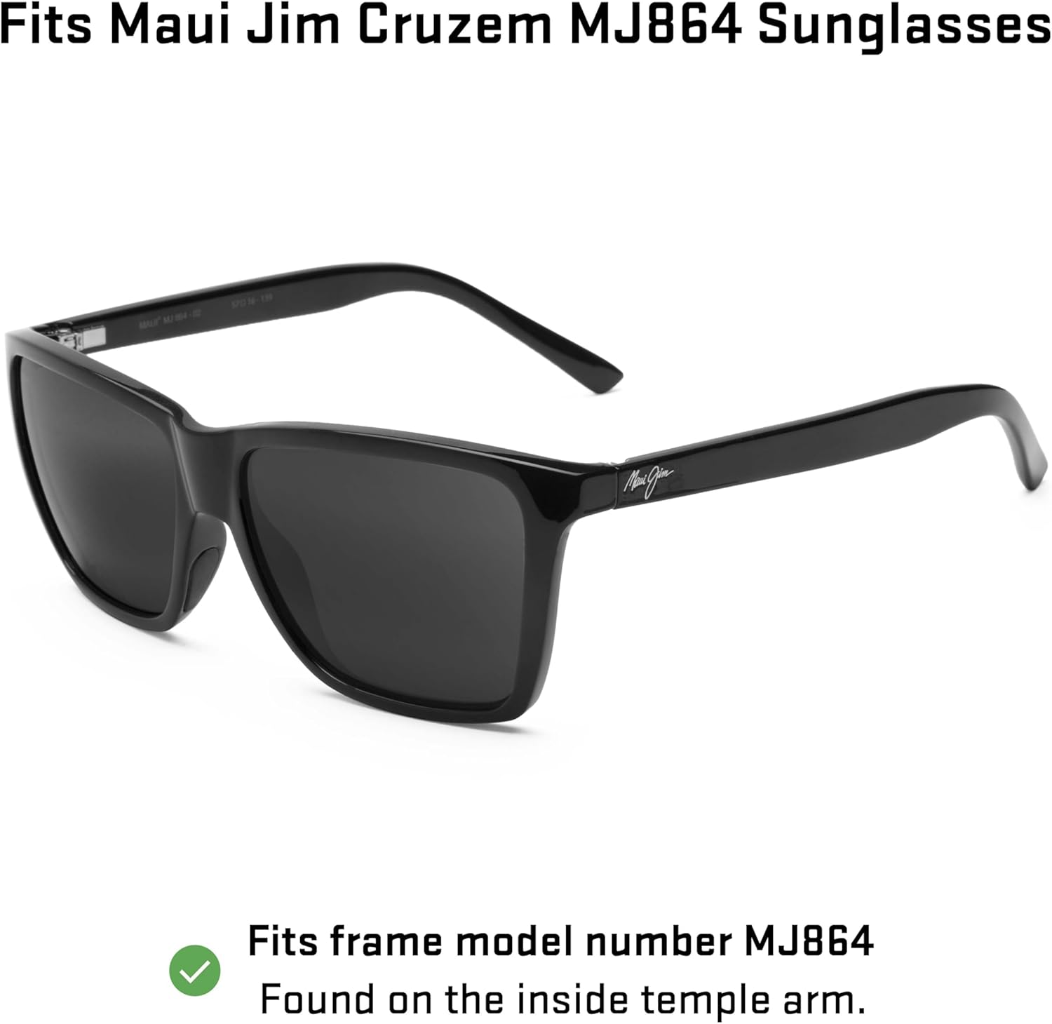 Revant Replacement Lenses for Maui Jim Cruzem MJ864