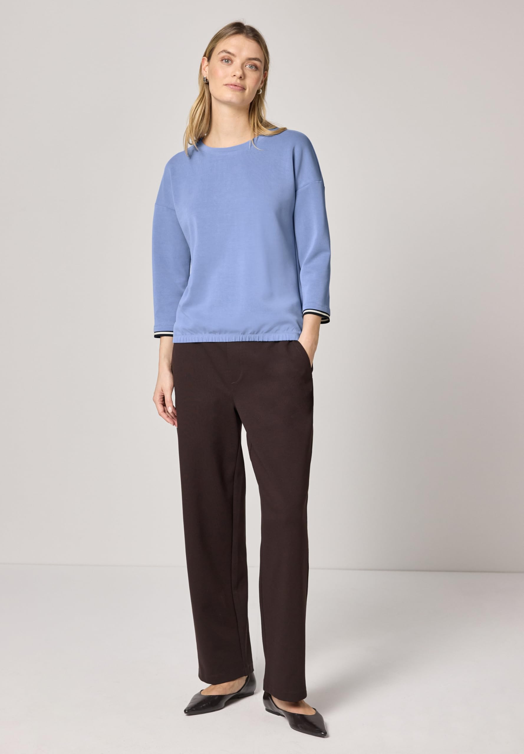 Silk-Look Shirt mit Details