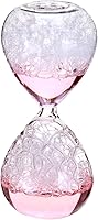 Vista 7 de KLKCMS Dream Bubble - Reloj de arena de cristal líquido para mesa de hogar, color rosa