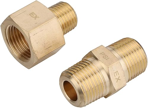 Miniatura 4 de Juego de adaptadores de accesorios para lavadora a presión, kit reductor NPT 38" NPT de 14"