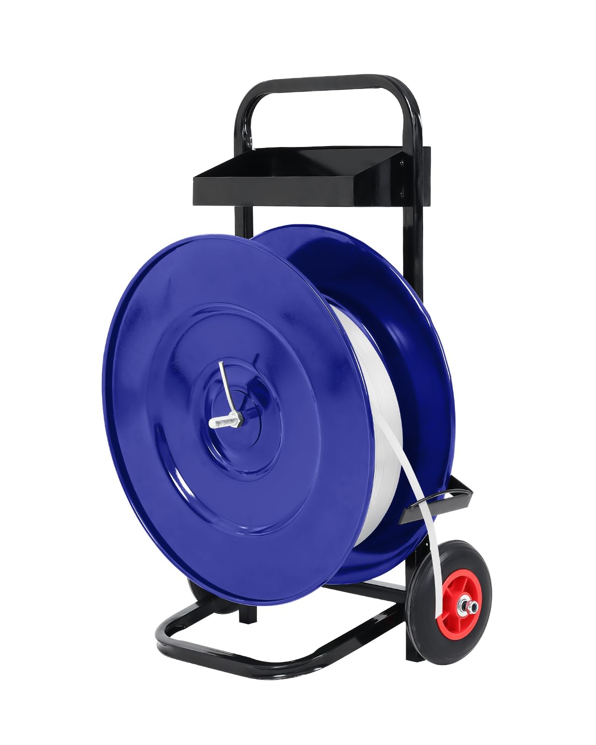 Heavy Duty Strapping Cart - Durable Deluxe Steel Strap Dispenser & Steel Strapping for Coil 9.5