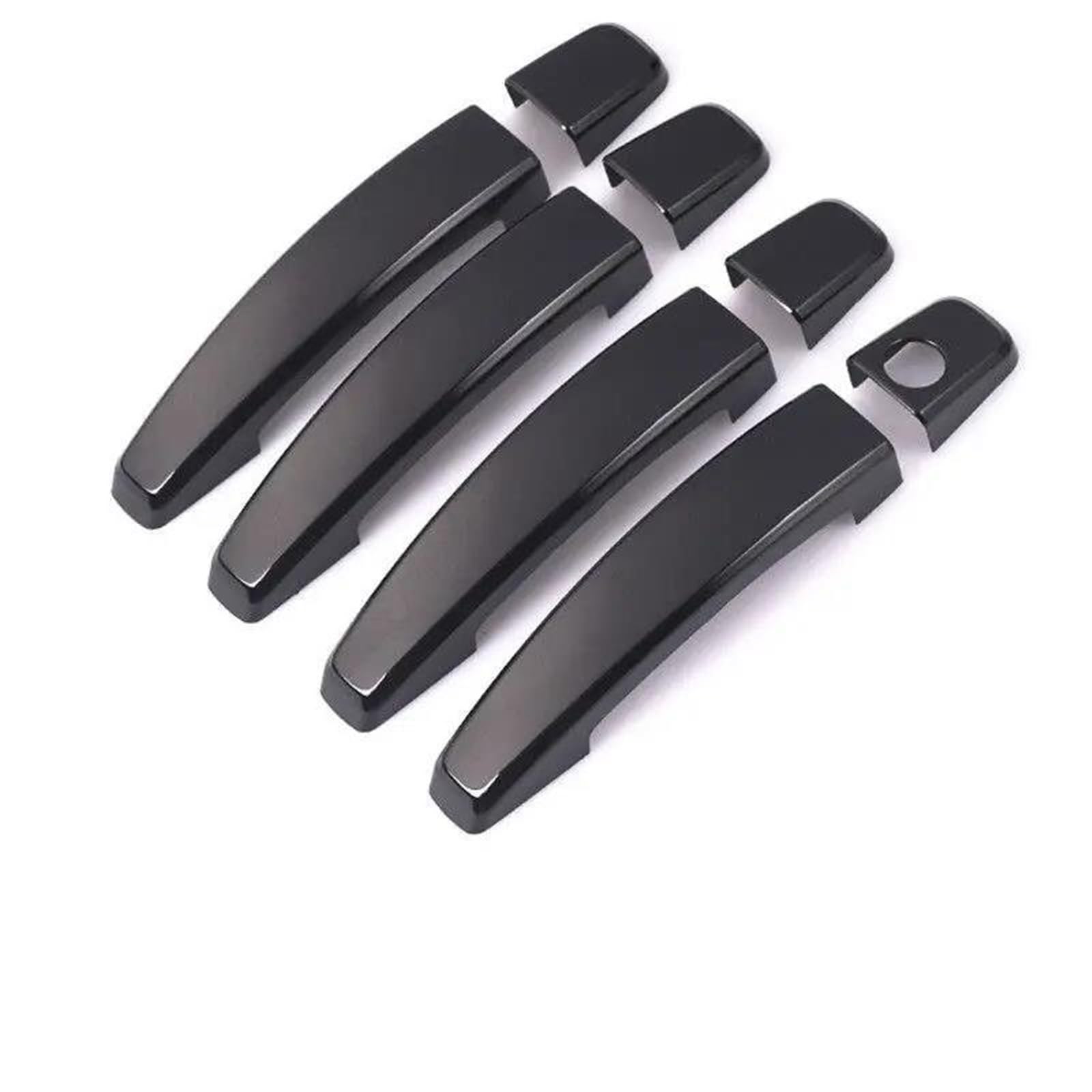 YESKIT Car Door Handle Cover Trim Accessories for Opel for Astra J 2010-2015(Black)
