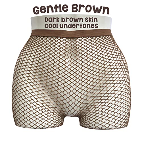Image of Skintone Carnival Stockings | Gold Glitter Fishnet Tights for Caribbean Women