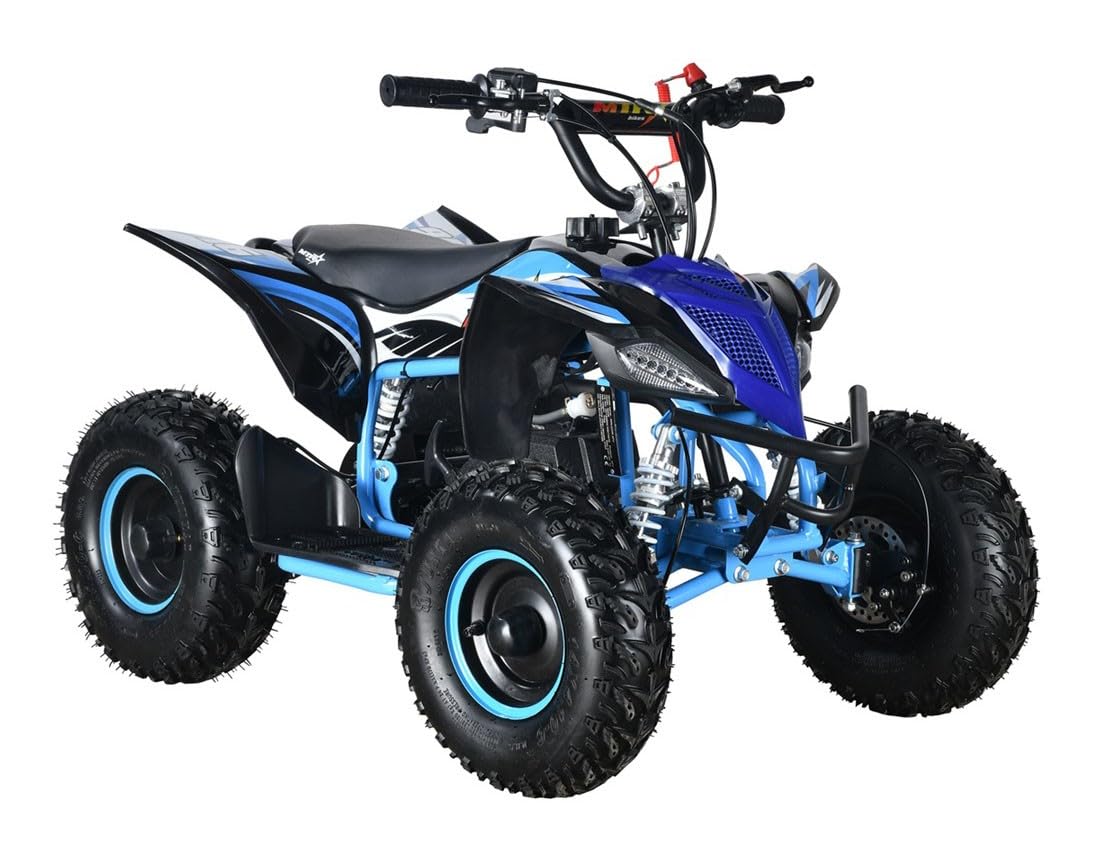 Miniquad de gasolina 49cc infantil Mini KF con arranque a tirador y ruedas de 6 pulgadas — view 2