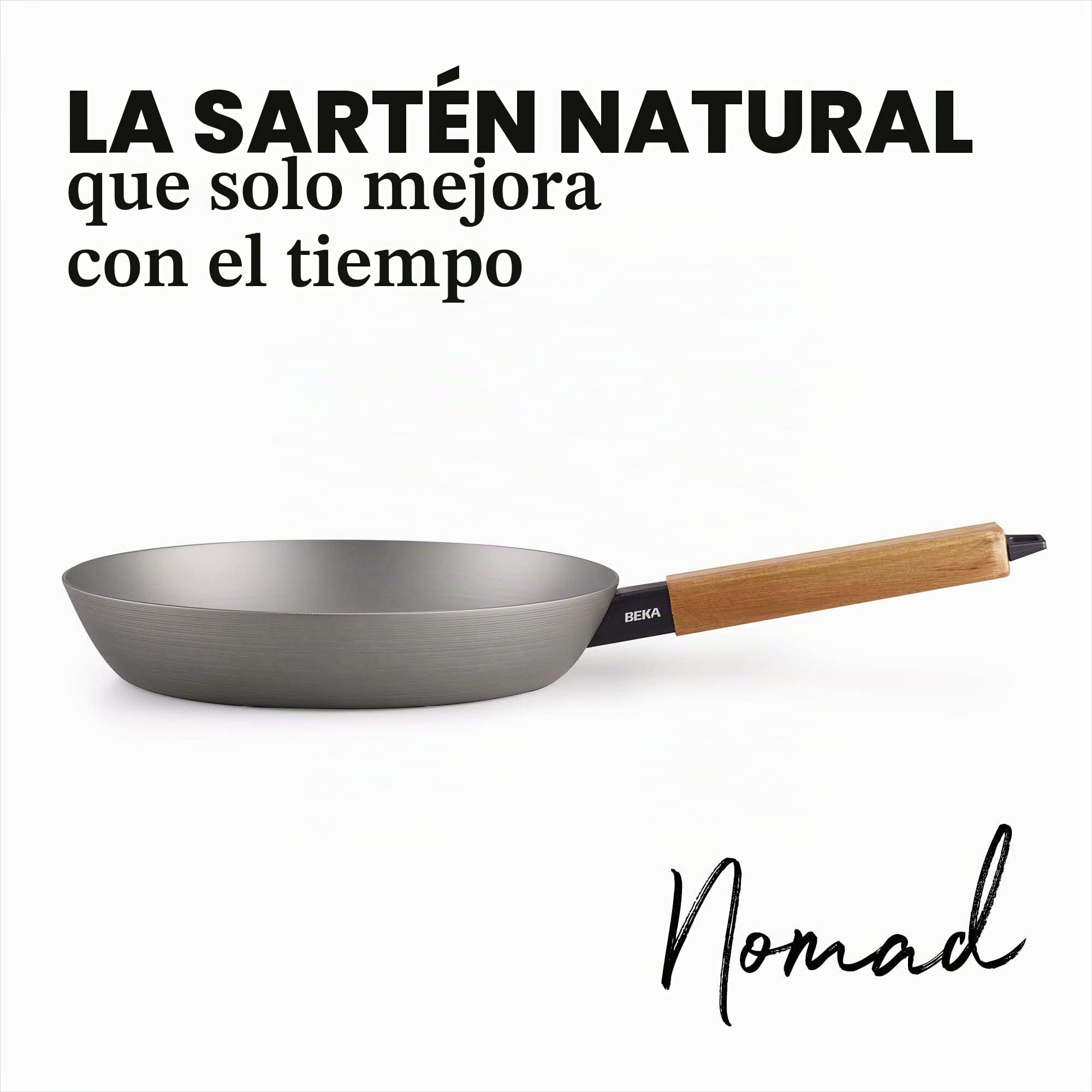 Beka Nomad Sarten Acero al carbono, con revestimiento antiadherente, 28 cm