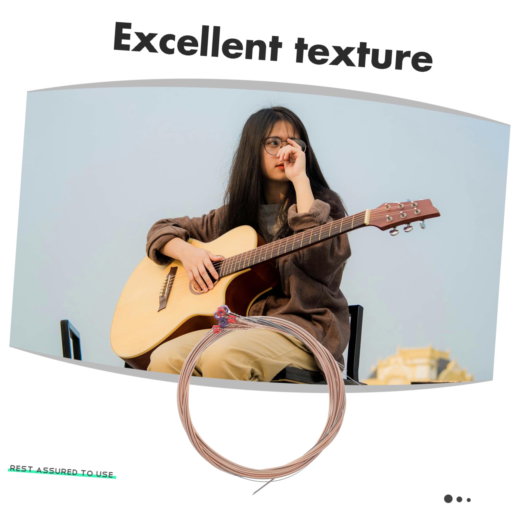Abaodam 30pezzi Per Chitarra Folk Facili Installare e Duraturo Accessori Per Musicisti e Chitarristi Acustici