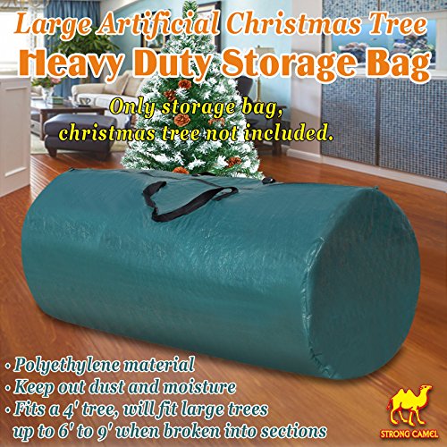 Strong Camel Heavy Duty Large Artificial Christmas Tree Carry Storage Bag Holiday Clean