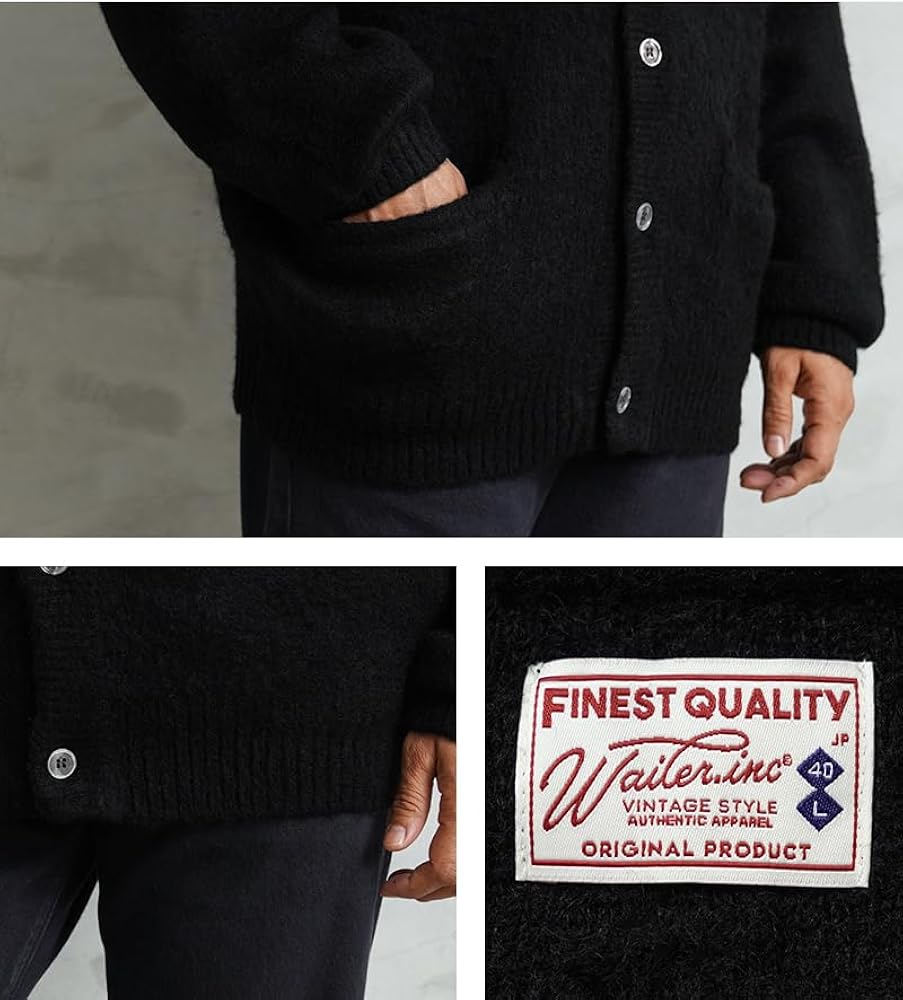 Amazon | モヘアニット カーディガン SOLID【WP1072】 (JP