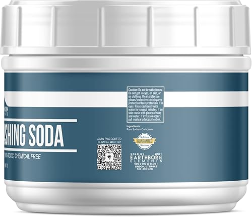Miniatura 2 de Earthborn Elements Soda de lavado (2 libras), ceniza de sodio, carbonato de sodio, refuerzo de ropa no tóxico