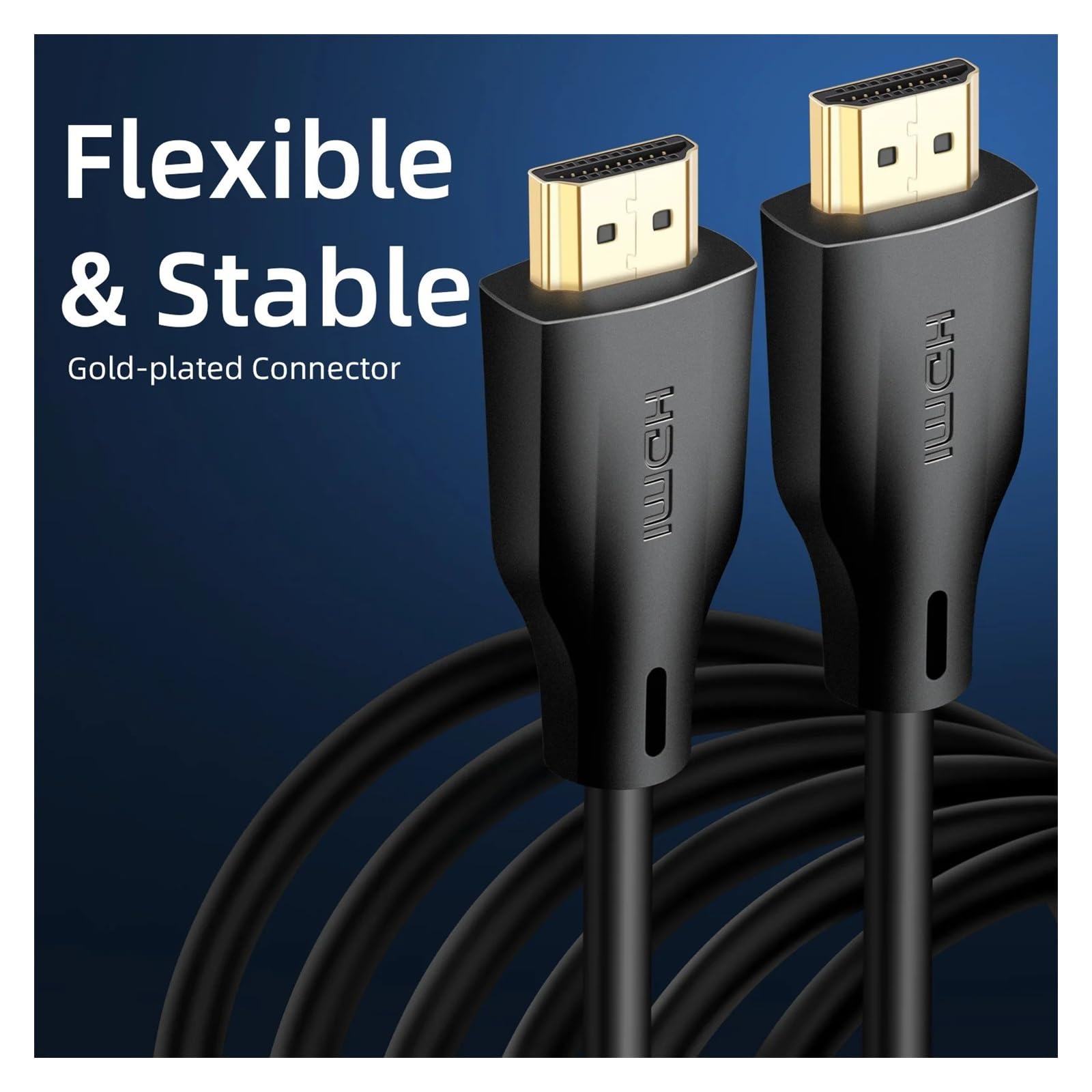 Cavo Di Connessione Video Ad Alta Velocità HDMI 2.1, Cavo Da 48 Gbps Che Supporta 8K A 60 Hz 4K A 120 Hz for Console Di Gioco, PC, TV, Proiettore, Monitor(Black-7 m)