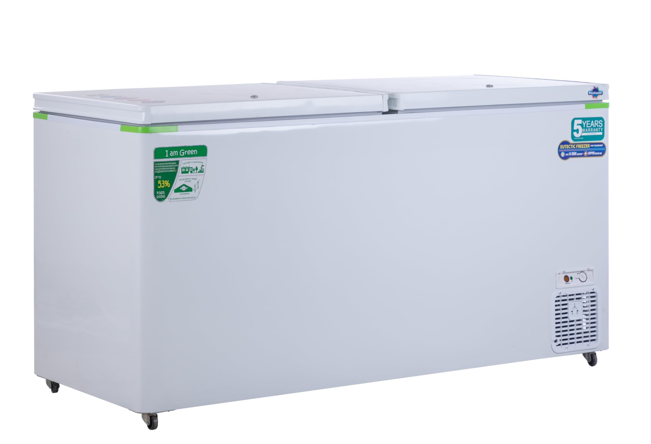 Rockwell 550DDET, Double Door Eutectic Eutectic Freezer with 18-Hour Backup for Power Cuts, Heavy-Duty Cooling for Long-Term Freshness, 5-Year Compressor Warranty (B08BJKJX9X) Amazon Price History, Amazon Price Tracker