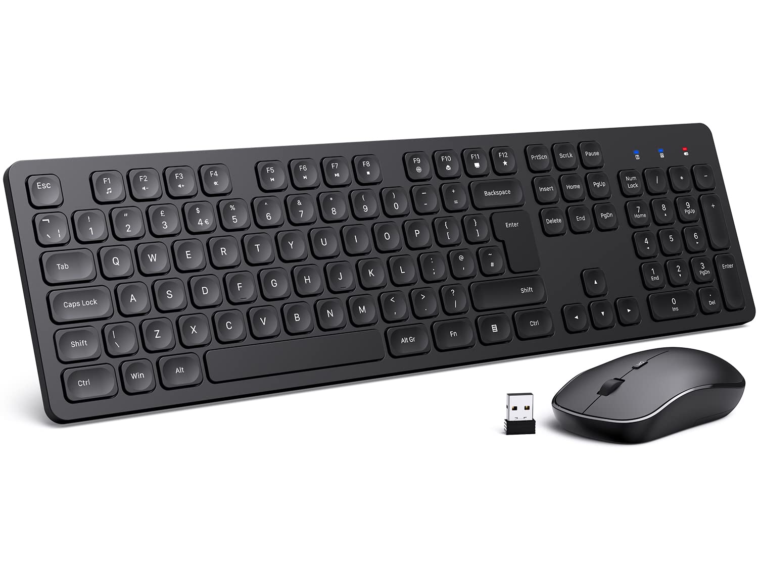 Buy Wireless Keyboard and Mouse, TedGem Laptop Keyboard and Mouse, 2in