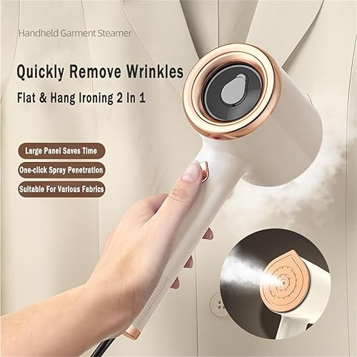 Miniatura 2 de Mini máquina de planchar portátil, mini máquina de planchar de mano de viaje y de mano, mini plancha de vapor portátil, vaporizador portátil para