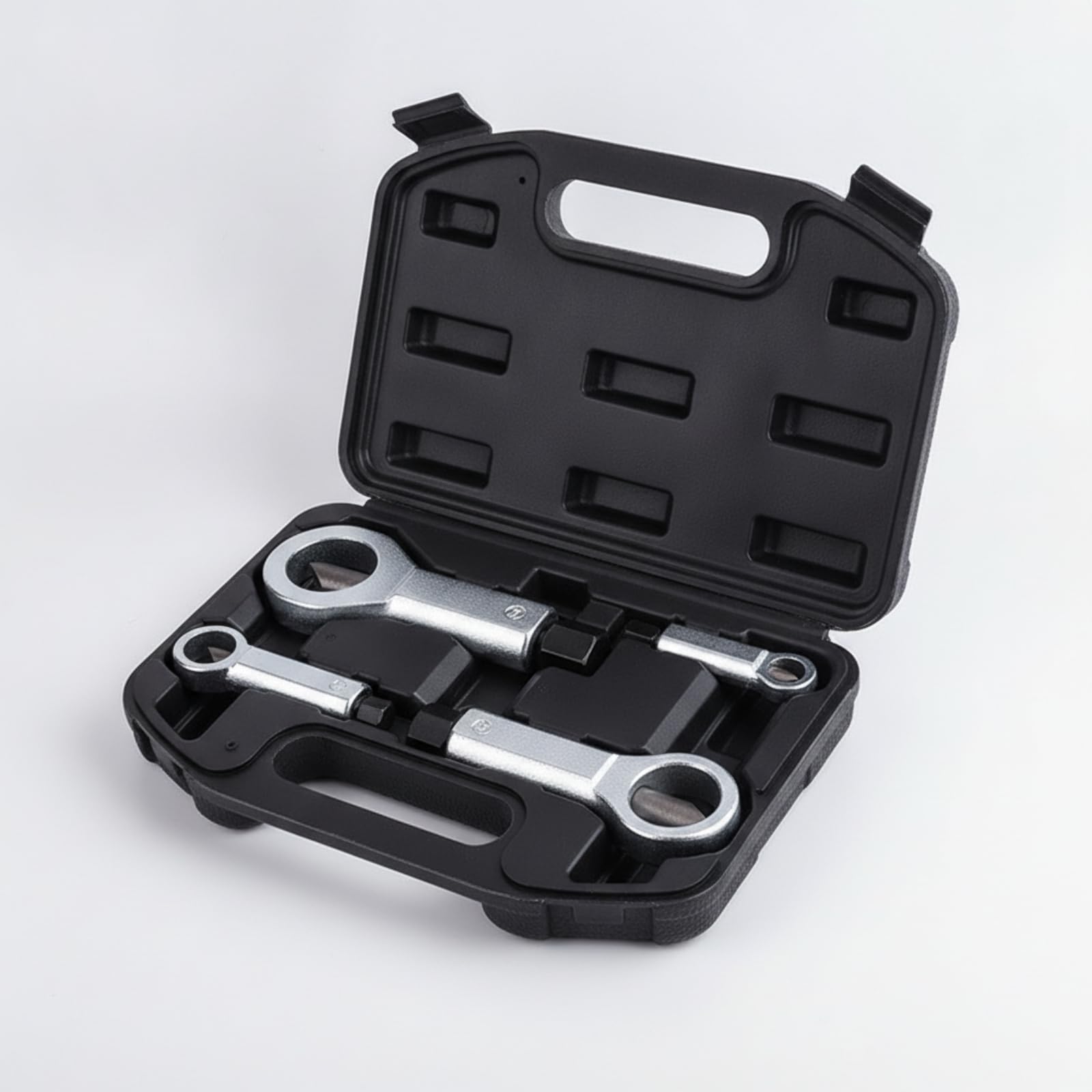 Qianly 4 Pezzi Estrattori per Di con Custodia | Metallo Alta Resisnza, Kit Spacci con Valigetta, Design Compatto Portatile, Set Taglii Custodia