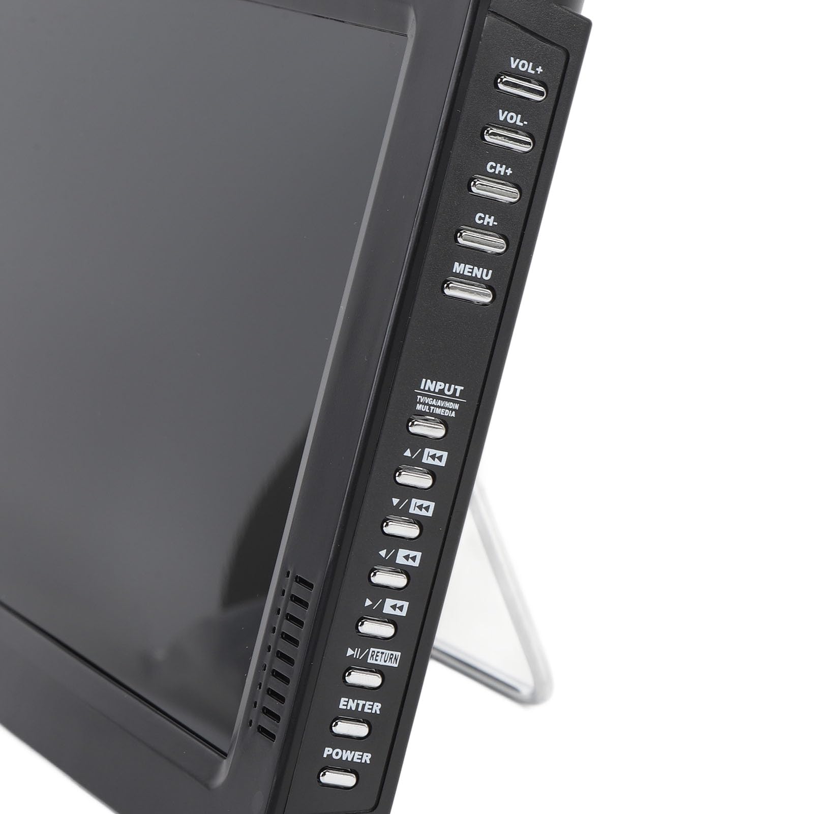 TV Numérique Portable de 10 Pouces, Petit Téléviseur avec Affichage LED HD, Tuner ATV/Numérique, Batterie 4000mAh et Prise en Charge de la Carte USB/SD pour Une Utilisation