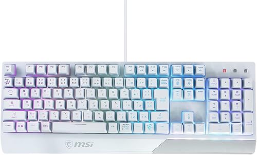 Vista 2 de MSI Vigor GK30 COMBO WHITE JP Gaming Keyboard Mouse Set KB576