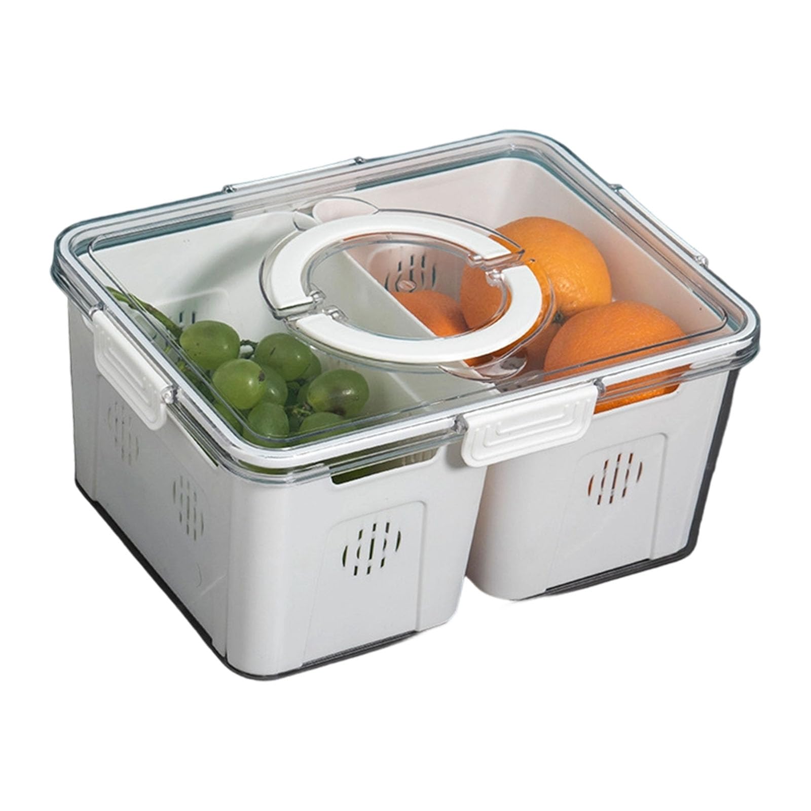 hogtnd Easy maintenance, divided food storage box, PET PP construction for various culinary needs, kitchen box