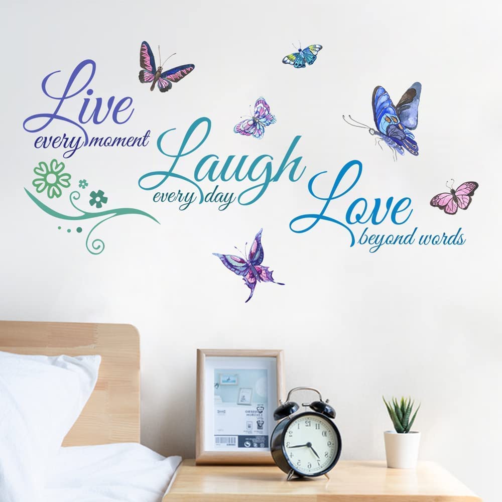 NOBRIM 3 Adesivi murali Decalcomanie motivazionali per la casa Aula Scuola Soggiorno Decorazione della Parete Adesivi murali Fai da Te Citazioni 18x39 Pollici