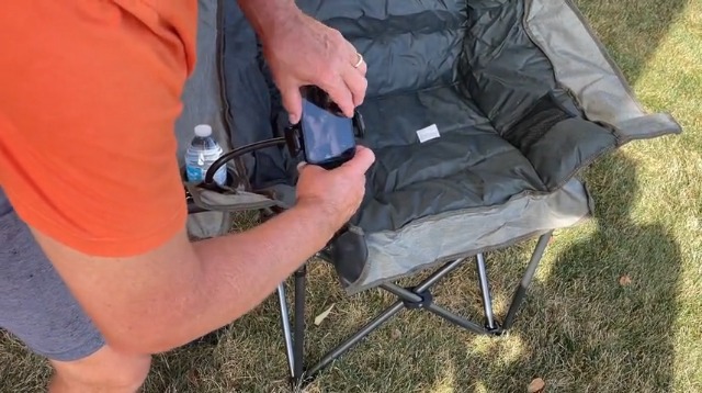 Oversized XL Folding Camping Chair,Heavy Duty Support 400Lbs,Large - View #6