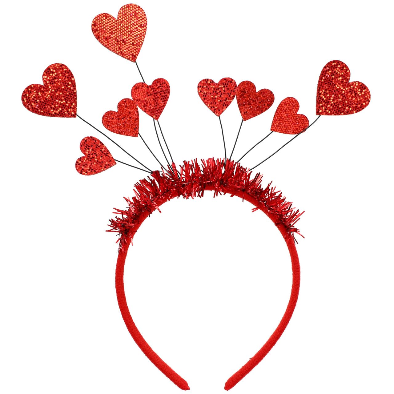 Cerchietto con Decorazione a Forma di Cuore: Cerchietto per Capelli in Feltro per San, per Donne E Bambini