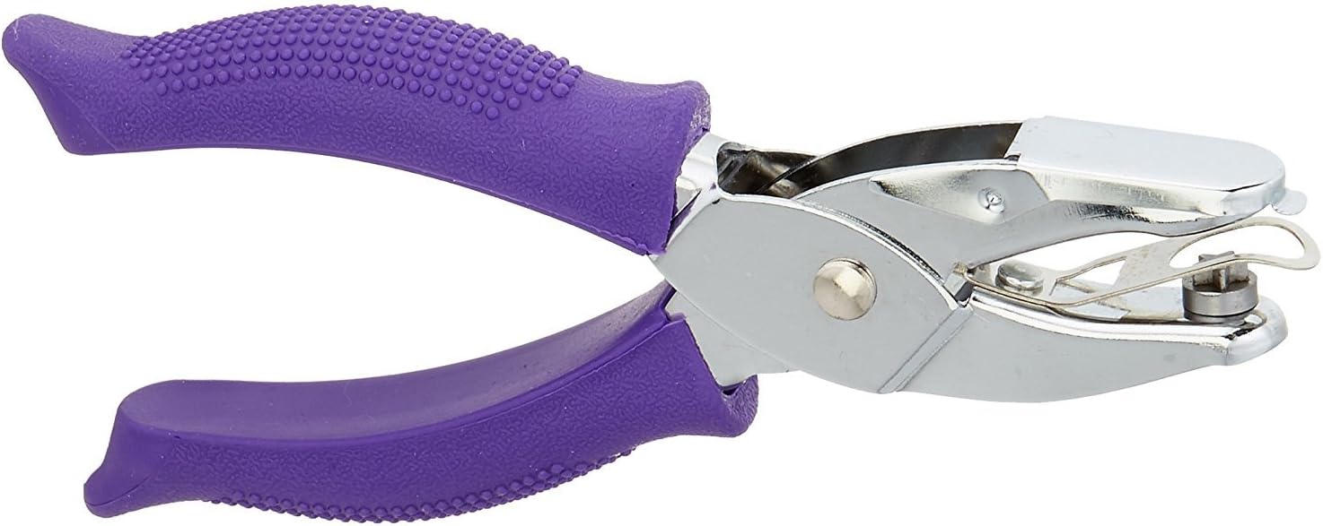 Darice Single Round Hole Punch Cut-Out – 1/4 Inch Circle Hole Puncher – for Scrapbooking, Cards, Crafts and More (1 Piece)