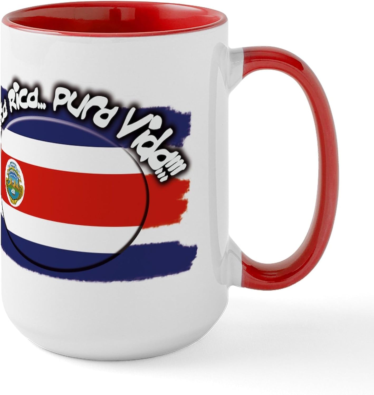 CafePress Costa RICA Large Mug 15 oz (444 ml) Ceramic Coffee Mug CafePress Costa RICA Large Mug 15 oz (444 ml) Ceramic Coffee Mug