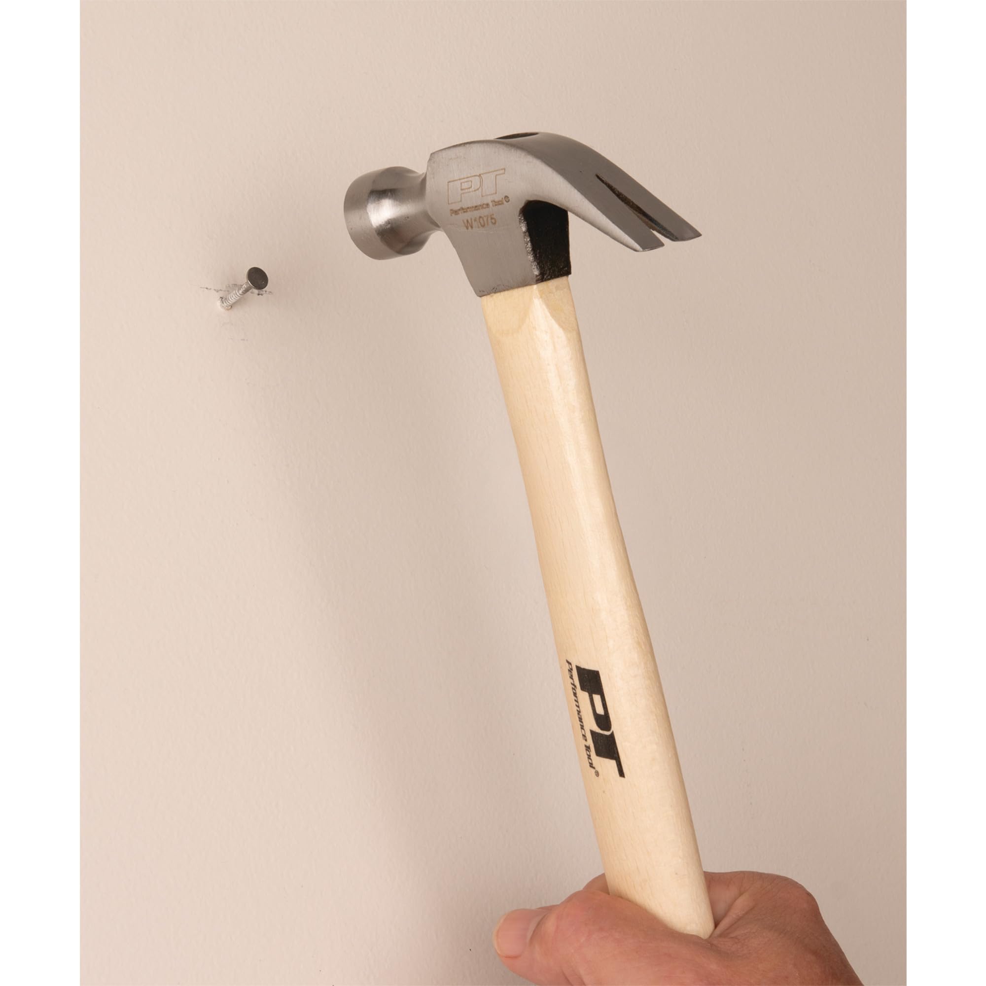Performance Tool W1075 - Martello da carpentiere con manico in legno, 226 g
