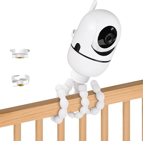 Soporte de trípode compatible con monitores de bebé HelloBaby HB65HB6550HB6550 ProHB40HB66HB6339 y ANMEATE SM935E - Conecta tu cámara de forma