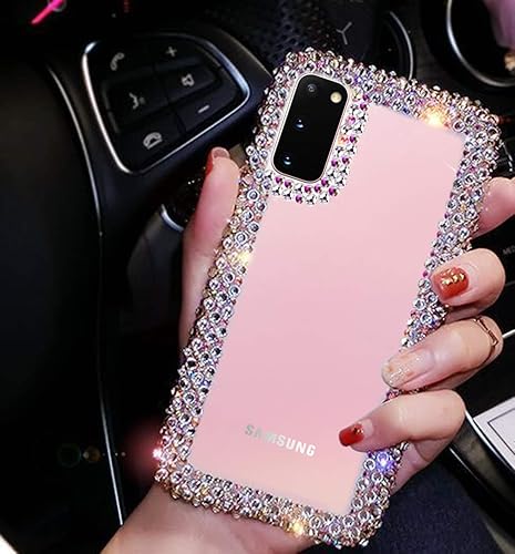 Miniatura 2 de Bonitec Jesiya - Funda para Samsung Galaxy S20 con purpurina 3D, funda protectora transparente para Samsung Galaxy S20, transparente