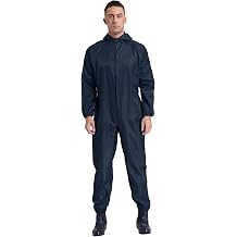 Mens Work Overall Anti-Static Dustproof Coveralls Nylon Jumpsuit Long Sleeve Spray Bodysuit