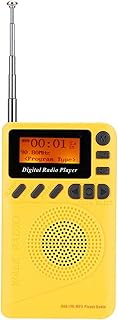 Lazmin112 Small Pocket DAB/DAB+ & FM Radio, Portable DAB Radios Stereo Receiver Rechargeable Digital Radio with USB Charging for 22 Hours Playback