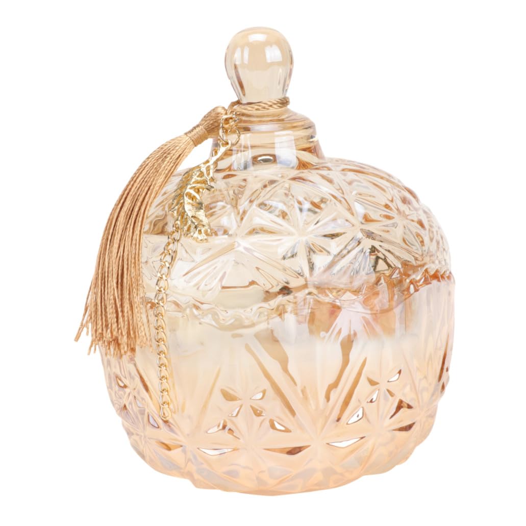 Toyvian Candela Profumata di Cera di Soia Rosa senza Fumo per Atmosfera Romantica, Elegante e Delicata Decorazione per Casa, Confezione