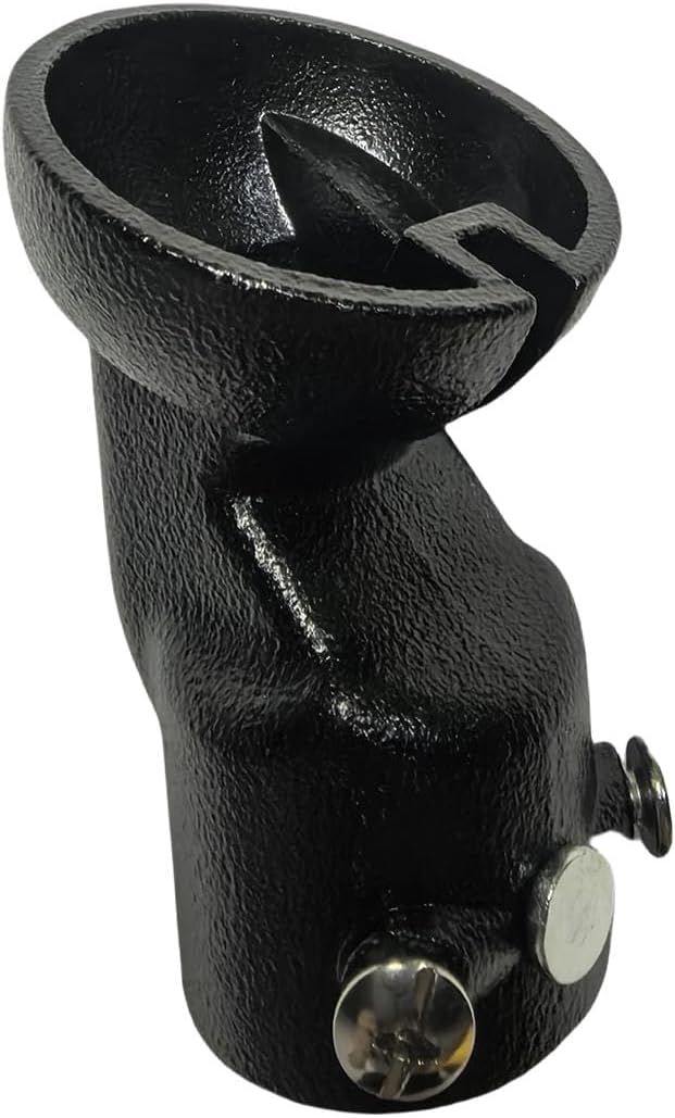 heimo Flat Sloped Ceiling Fan Adapter for Ceilings Up to 45° (Black)