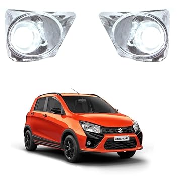 CAR SAAZ Fog Lamp Chrome Rim for Celerio (2018 to Present) Type 2
