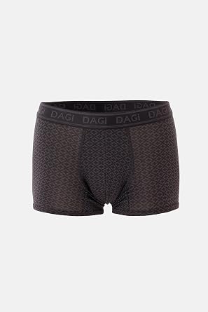 Dagi Siyah Desenli Micro Modal Boxer