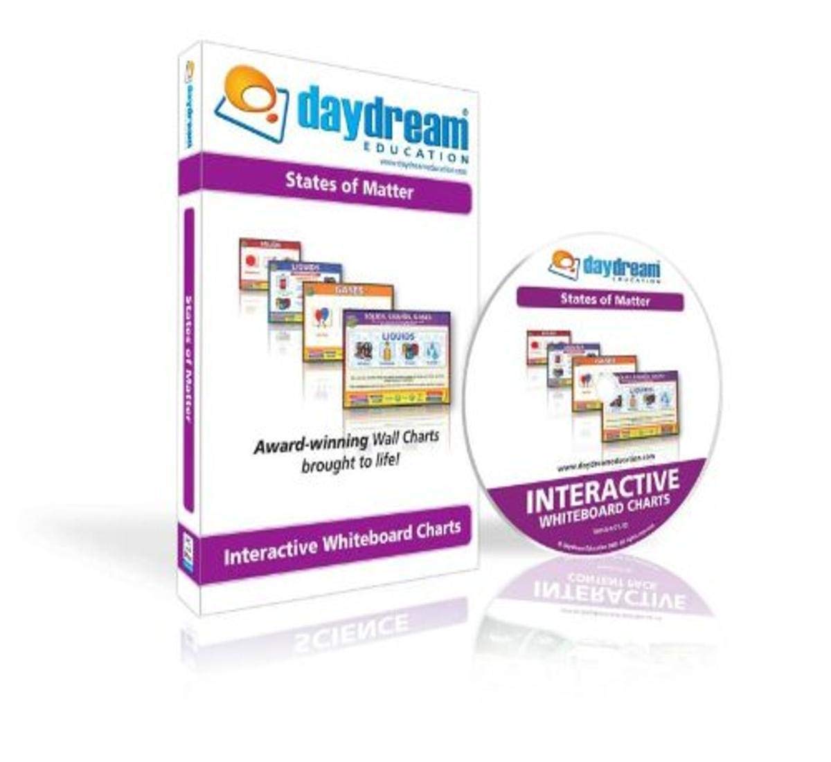 Daydream Education Interactive Whiteboard States of Matter Chart
