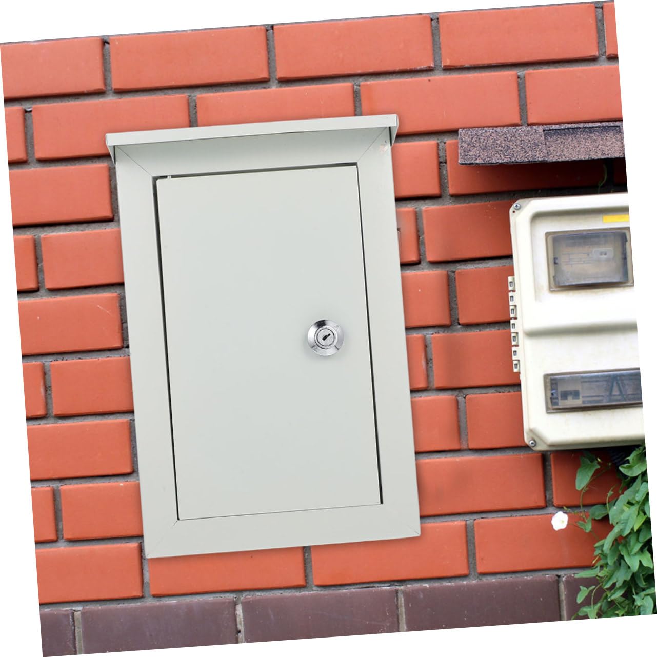 Homoyoyo Caja De Distribución Exterior De Aluminio Para Montaje Pared Caja Eléctrica Resistente Intemperie Para Uso Jardín