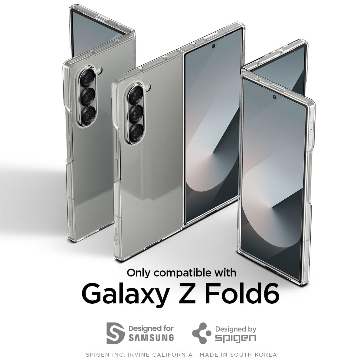Spigen Cover Air Skin Compatibile con Samsung Galaxy Z Fold 6 - Trasparente