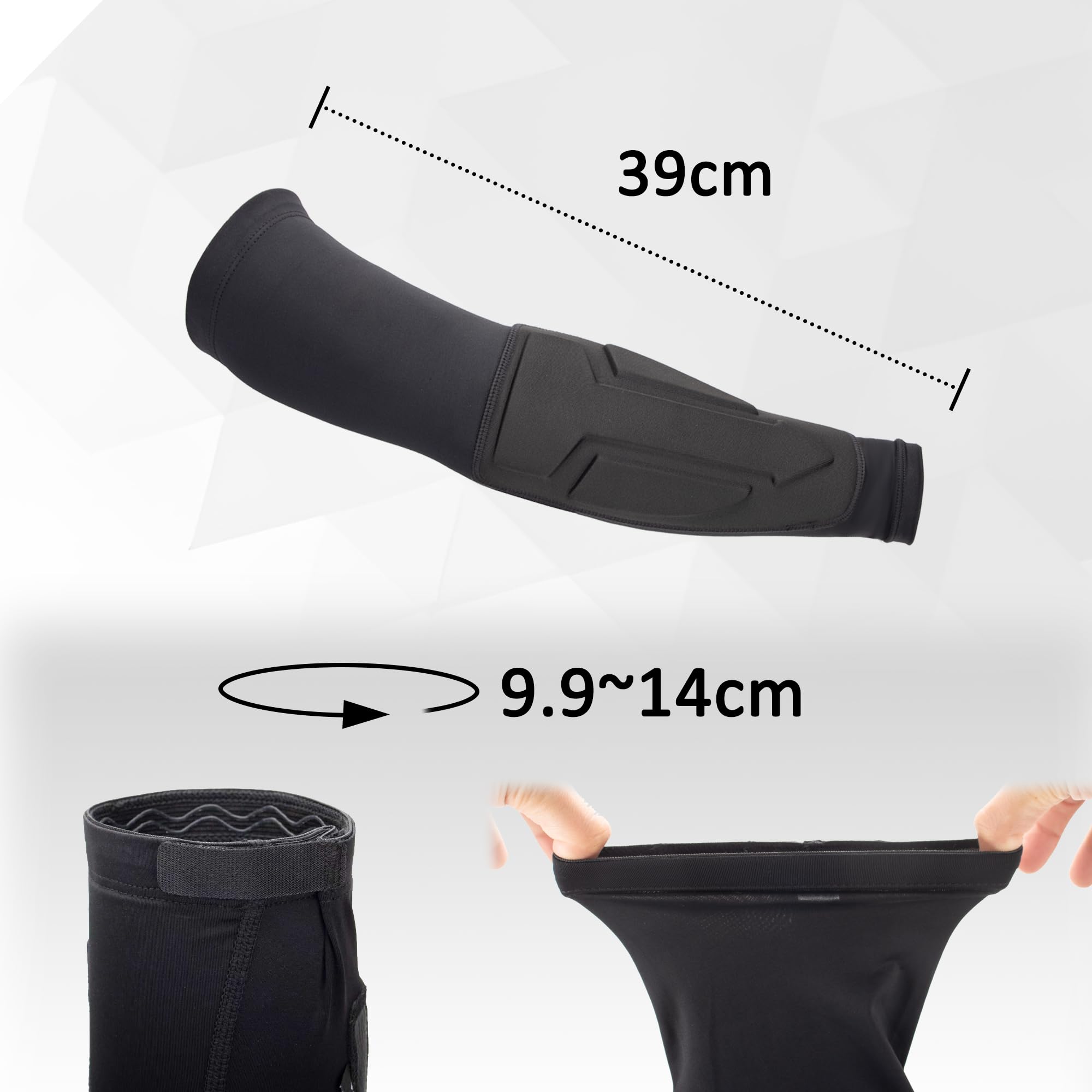 Archery Arm Guard Full Coverage Adjustable Forearm Guard Bracer Protector for Youth & Adult Archer