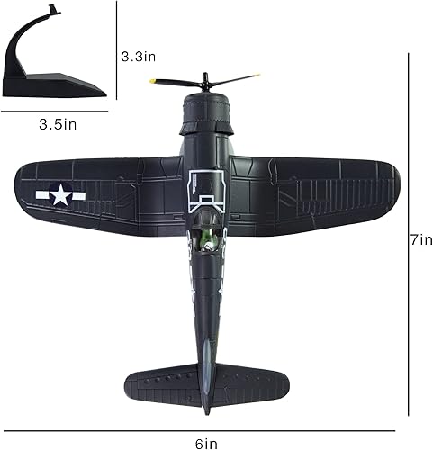 Miniatura 6 de 1/72 F4U-1 modelo militar de combate modelo de avión fundido a presión para colección o regalo