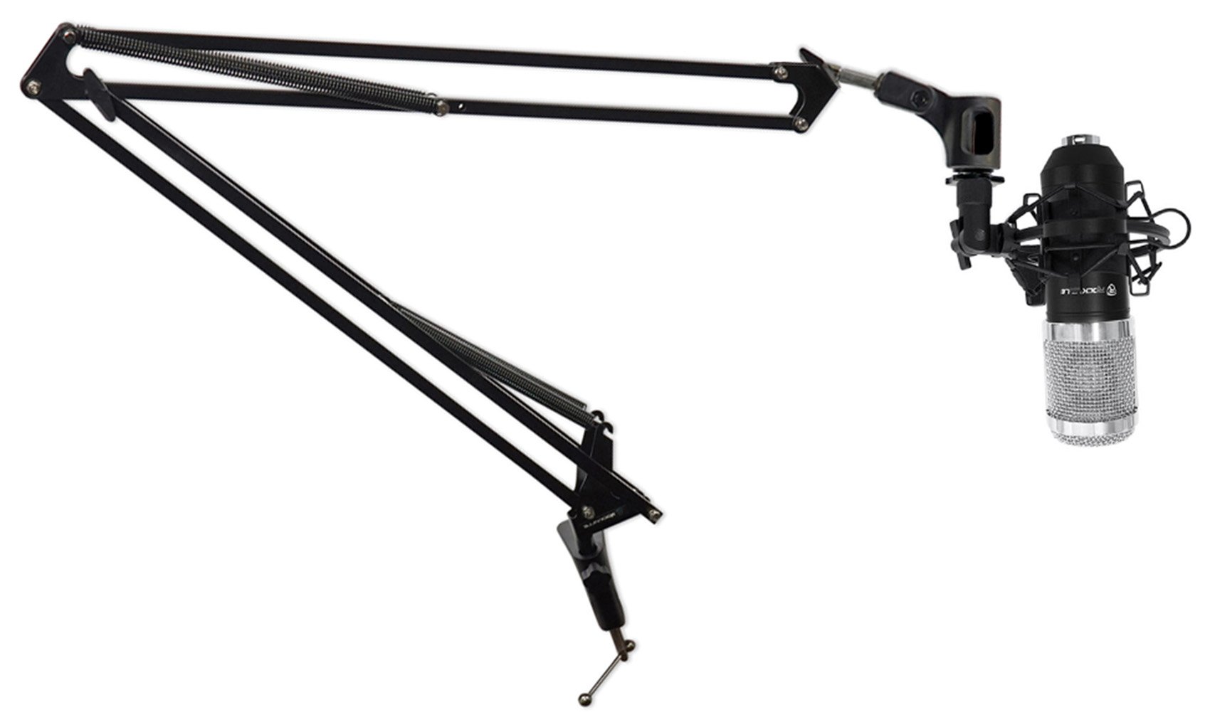 (1) Rockville RCM01 Pro Studio Recording Condenser Microphone Mic+Metal Shock Mount Bundle with (1) Rockville DMS40 40